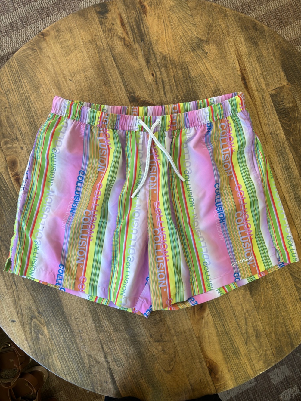 Men’s Collusion Rainbow Swim Trunks